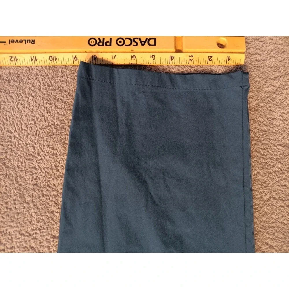 Purolla Men's Lightweight Athletic Pants Blue Nylon Stretch Zip Pockets Size XXL